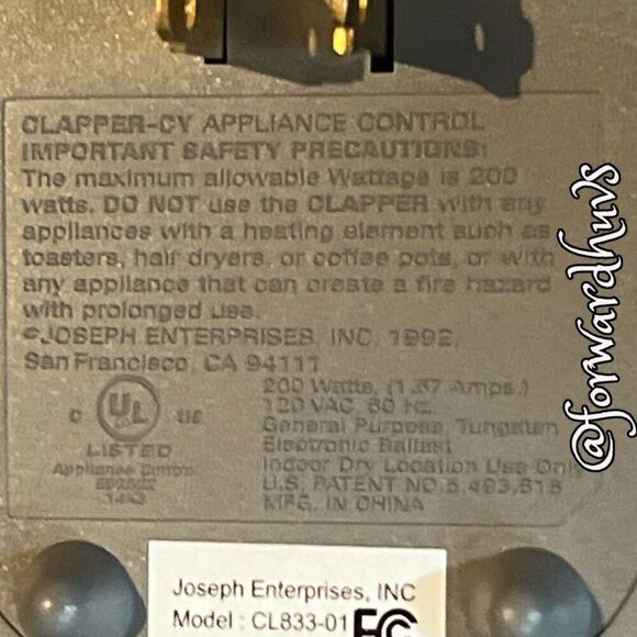Star Wars & Lucasfilm Ltd. Talking Clapper Nightlight Plugin - Picture 7 of 8